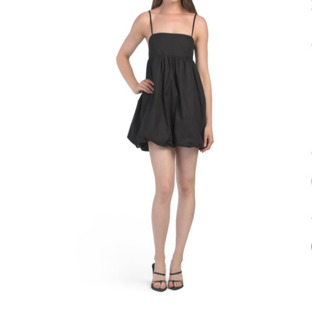 🖤 White Closet Black Mini Bubble Dress. Women’s Medium NWT